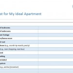 Apartment Checklist Download