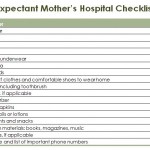 Hospital Diaper Bag Checklist Download