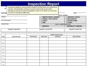 Inspection Checklist Download