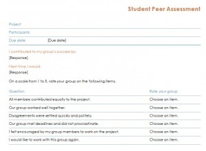 Peer Editing Checklist Download