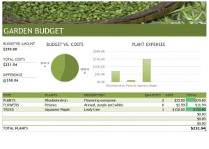 Landscaping Budget Template Free
