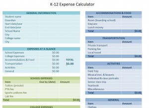Microsoft School Expense Calculator