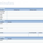 Free Meeting Minutes Template