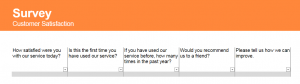 Customer Satisfaction Survey Template