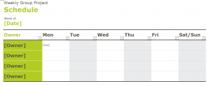 Weekly Group Project Template