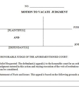 motion to vacate dismissal