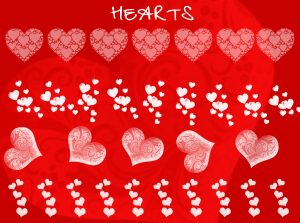 Heart Photoshop Brush Templates