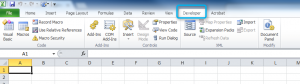 How to Display the Developer Tab in MS Excel