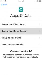 How to Transfer Data from Your Previous iPhone to Your New iPhone 7 Using iTunes